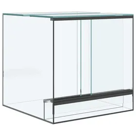 Meilleurs prix pour Terrarium avec stockage moderne - vidaXL - verre - transparent - 30 x 30 x 30 cm - entrée facile - usage intérieur vaw27a373