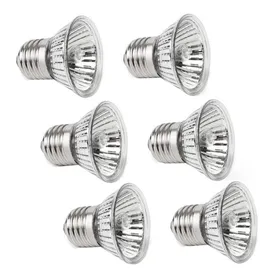Comparer les prix de Ampoules Chauffantes - Keeper - Lot de 6 - 50W - UVA UVB - Verre