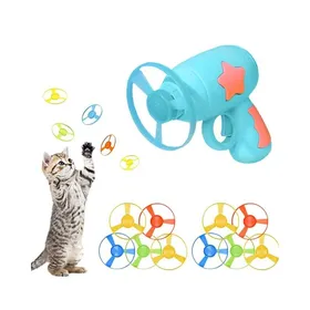 Comparer les prix de Fetch s Interaf Volants pour Chat avec 1 Lanceur et 10 Disques Ensembles de s Jeu en Hélicoptère Volant pour PARC
