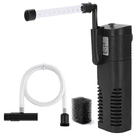 Meilleurs prix pour Filtre Intérieur Aquarium de 20L-100L a un débit maximal de 300 L/h，Pompes et Filtres pour Aquarium deau Douce ou deau Salée