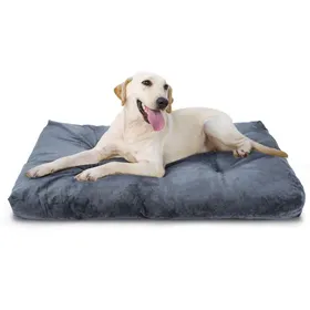 Meilleurs prix pour Nobleza - Coussin Chien Grande Taille Panier Chien Lavable Coussin pour Chien Anti Stress Gris Foncé 110x73cm