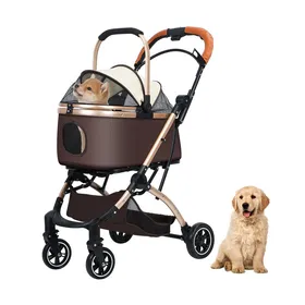 Comparer les prix de Poussette pour animauxchien et chat - pliable - Noir - pour chiens de taille moyenne et grand m1