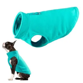 Comparer les prix de Pull-over en polaire chaud pour chien avec laisse à anneau - Manteau dhiver pour petit chien - Vêtements dhiver pour chien Label