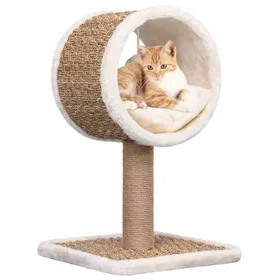 Comparer les prix de Arbre à chat - vidaXL - Herbiers marins - Tunnel supérieur - Jouet suspendu - Beige
