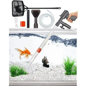 Meilleurs prix pour Kit de Nettoyage pour Aquarium avec Thermometre et Epuisette Changer lEau et Nettoyer le Gravier