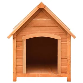 Comparer les prix de Clarence - TOP* Meuble/Maison/ Niche pour chiens - naturel magnifique - Bois de pin et de sapin massif 72x85x82 cm EU4780