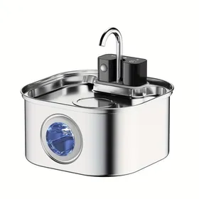 Meilleurs prix pour Fontaine auto 3.2L chien/chat capteur sans fil USB/batterie 3 débits filtration multicouche inox facile nettoyage.