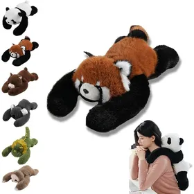 Meilleurs prix pour Peluche lestée Animaux lestés pour Adultes Coussin lesté pour soulager lanxiété et favoriser Le Sommeil (Panda Roux PELUCHE
