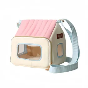 Meilleurs prix pour Sac pour hamster Sac de transport pour hamster double face respirant 22x22x18cm Étanche chaud léger Idéal pour sorties des animaux