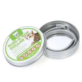 Meilleurs prix pour SHI-Collier Anti-Puces et Tiques pour Chat - Répulsif Naturel aux Huiles Essentielles - 8 Mois de Protection Imperméable et