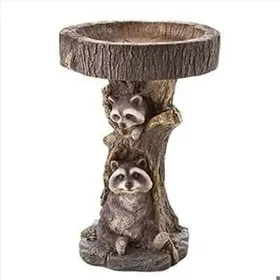 Meilleurs prix pour Bassin DEau en Résine à la Mode et Mignon Mangeoire à Oiseaux Extérieure en Résine Bain DOiseaux Décoration comme indiqué
