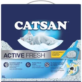 Meilleurs prix pour Active Fresh-Litière Minérale Agglomérante Pour Chat 5 L