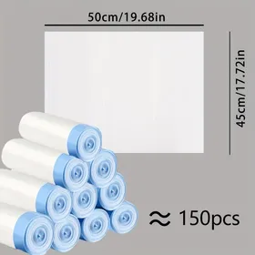 Meilleurs prix pour Sacs pour litière de chat - Phoesky - 10 rouleaux - 150 pièces - 45x50 cm - Blanc - Contrôle des odeurs
