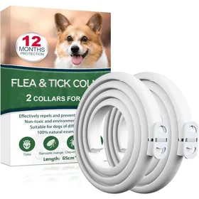Meilleurs prix pour Collier antiparasitaire pour chien - SUTEO - Protection 12 mois - Anti-puces et tiques - Huiles essentielles naturelles