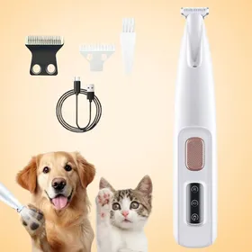 Comparer les prix de Tondeuse De Toilettage Douceur & Sécurité Tondeuse Gros Matou Silencieuse Coupe Poils Animaux Avec Lumière LED Rechargeable USB