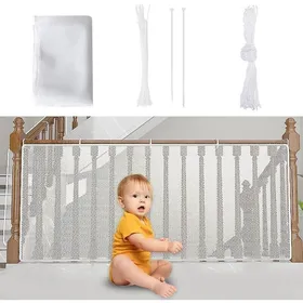 Meilleurs prix pour Filet chat balcon 3x09m barrière sécurité réglable anti-chute pour escaliers balcons parapets Label