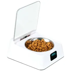 Comparer les prix de Distributeur de Croquettes- Capteur infrarouge - Pour chats et chiens de petite et moyenne taille - 350ml Label