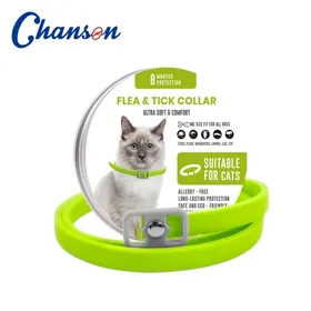 Meilleurs prix pour Nouveau collier anti-puces et anti-tiques transfrontalier à succès version verte en boîte pour chat. 38CM PIPETTE ANTIPARASITAIRE