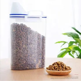 Comparer les prix de Boîtes Hermétiques de Stockage pour Aliments de ChienRécipients avec Gobelet Doseur pour CroquettesCéréales et Farine YYV