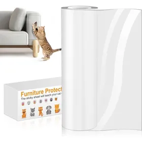 Meilleurs prix pour Film anti-griffe chat 30x5m transparent – rouleau protecteur meubles murs comptoirs Label