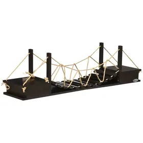 Meilleurs prix pour Mur d’escalade pour chat avec passerelle suspendue brun 96 x 20 x 255 cm