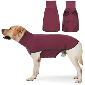 Meilleurs prix pour Pull hiver chien - 1 pièce doux chaud - Rouge - Taille M - Convient pour chiens chats Étiquette