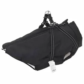 Comparer les prix de （ON SALE)Manteau pour chien - Coupe-vent et résistant à leau - avec harnais Noir 3XL Fleece et Polyester @FR7421942