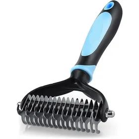 Meilleurs prix pour Peigne de Toilettage - XVX - Brosse Chiens et Chats - Enlève sous-poil - Couleur Bleu - Doux