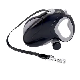 Meilleurs prix pour SALALIS laisse pour animaux de compagnie Laisse rétractable pour chien 360 ° sport pour Noir-10 mètres+fil réfléchissant