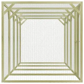 Comparer les prix de Bon plan Enclos Animaux Lapins - JILI HOT - Poulailler 15x6x15 m - Pinède imprégnée - Pour Jardin Thome7821276