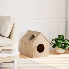Meilleurs prix pour ANIMAL® Moderne Maison pour chat - niche pour chat - 41x50x50 cm bois de pin massif