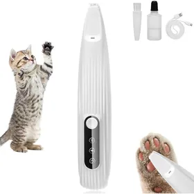 Comparer les prix de Tondeuse chien/chat -HAWUJ- rasoir LED faible bruit blanc - pour toilettage