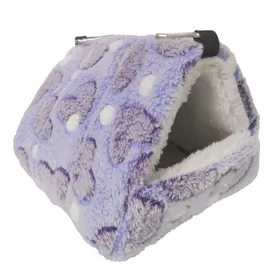 Comparer les prix de Couchage Rongeur Peluche Petite Maison Hamster Hamac Jouet Lit Cabane pour Cochon dInde Lapin Chinchilla Furet Violet S CORBEILLE
