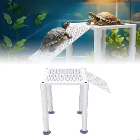 Meilleurs prix pour AUCUNE Plateforme pour se prélasser aux tortues Plate-forme de baignade pour animalerie decor 2 couches 20 cm/7 87 pouces