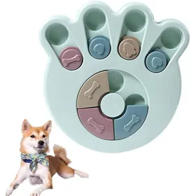 Comparer les prix de Puzzle feeder pour chien jouet ducatif interactif distributeur de friandises bleu PZCC