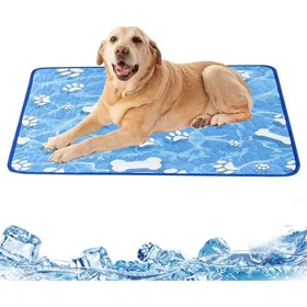 Comparer les prix de Tapis Rafraîchissant pour Chiens et Chats - Lavable Refroidissement Animal de Compagnie 70x55cm