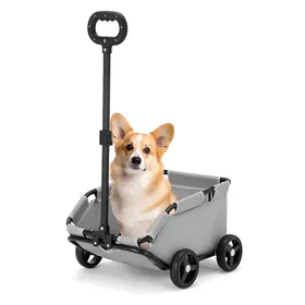 Comparer les prix de BIPLUT Poussette pour animaux 51 cm x 35 cm x 23 cm transport confortable et securise pour vos petits compagnons