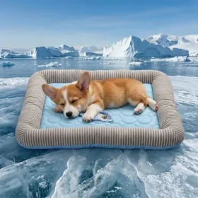 Comparer les prix de Lit de refroidissement de chien Lit de soie de glace froide pour petits moyens grands chiens et chats Lits respirants pour