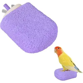 Comparer les prix de Pierre À Aiguiser Bec Oiseau - Support Antidérapant Perchoir - Modelage Glace Perruches Calopsittes Conures