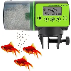 Comparer les prix de Distributeur automatique de nourriture pour poissons 200 ml avec écran de programmation pour aquariums et bassins
