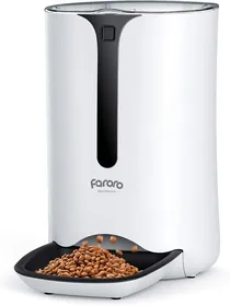 Meilleurs prix pour 7L Distributeur Croquettes Chat Automatique,Mangeoire Avec Fonction Minuteur Et Enregistrement Vocal,5 Repas Par Jour,Convient Aux