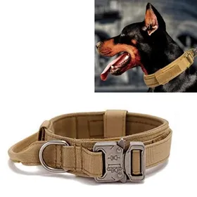 Meilleurs prix pour Collier pour chien - XVX - Marron - Ajustable - Nylon - Confortable et durable