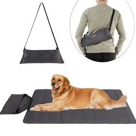 Meilleurs prix pour Lit pour chien dextérieur 100 x 70 cm Réutilisable Lavable en machine Convient aux chiens de petite moyenne et grande taille