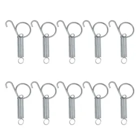 Comparer les prix de Loquet à ressort avec crochet métallique pour porte de cage à lapins et poules (lot de 10) Label