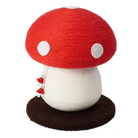 Meilleurs prix pour Arbre à Chat 24x28cm balançoire suspendue Affûtage des griffes Jouets pour chats  Forme de champignon griffoir pour chat solide