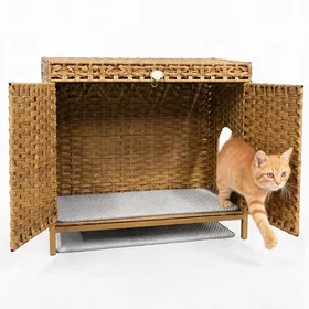 Meilleurs prix pour Meuble Cache-Litière pour Chat - Armoire Discrète pour Bac à Litière - Plus dOrdre et de Propreté dans la Maison