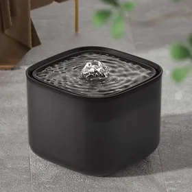 Comparer les prix de INF Fontaine à eau automatique pour animaux de compagnie - Capacité de 3L Gris