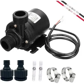 Meilleurs prix pour Pompe Eau 12V 800L/h 5m Submersible Sans Balais Fontaine Bassin Solaire