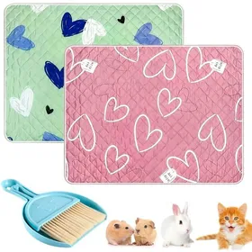 Comparer les prix de Tapis Hygiéniques Lavables Pour Cage De Cochon DInde Avec Outils De Nettoyage 70*90cm Réutilisables Absorbant TAPIS DE PROPRETE