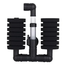 Meilleurs prix pour Pompe air biochimique pour aquarium filtre eau double ponge ventouse XY-2831 Label